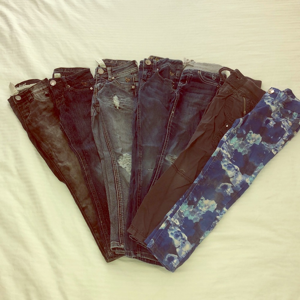 7 Pairs-Girls Pants